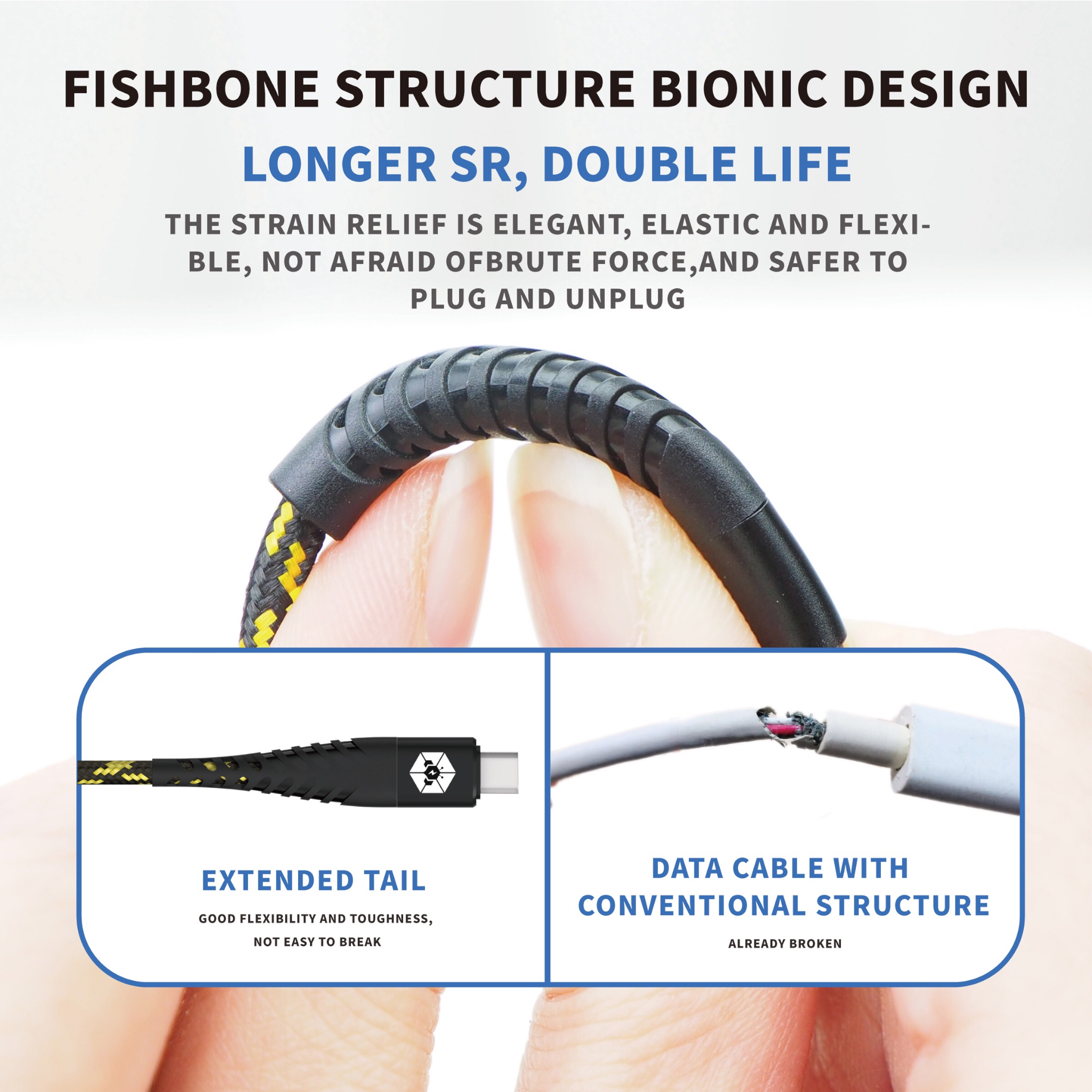 ⚡️Cable-B USB 3A 快差數據線⚡️ 3條任選